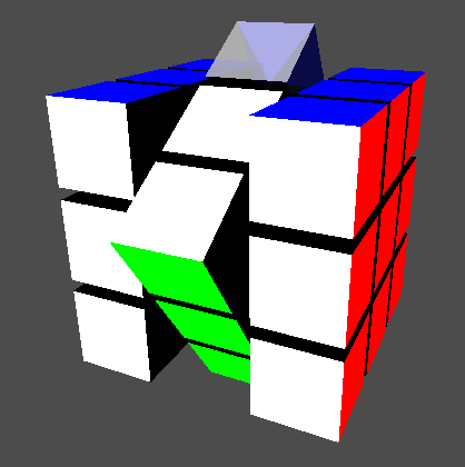 rotating rubiks cube